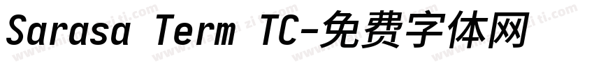 Sarasa Term TC字体转换